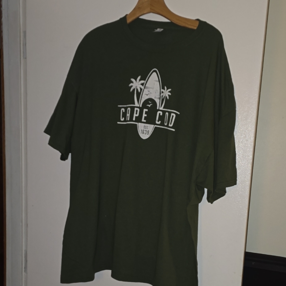 Jerzees Green Short Sleeve Tee Casual Comfort